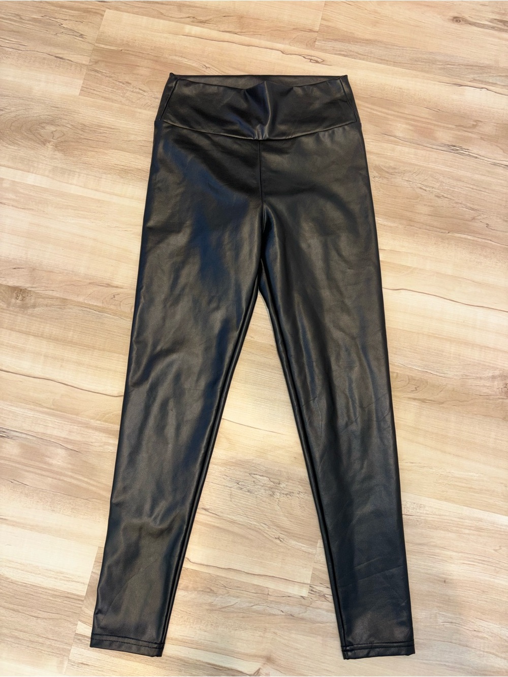 Women’s Black Faux Leather Leggings